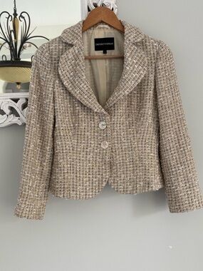 ✨ Emporio Armani Tweed Short Jacket✨